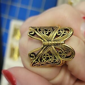 Gold Butterfly Ring